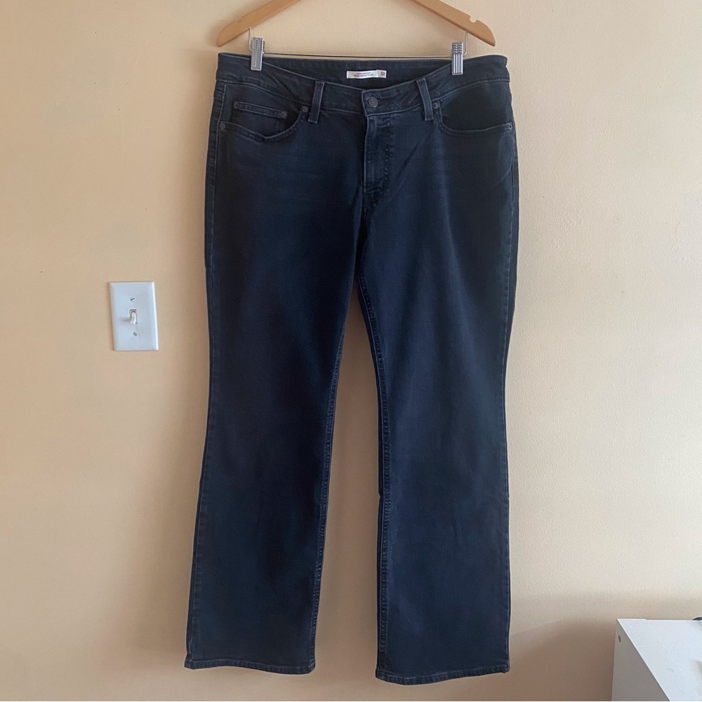 Levis Superlow Boot Woman 33 Black Zip Fly Stretch Y2K Streetwear Classic Comfy - Picture 2 of 16